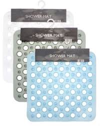 Shower Mat 43X43Cm Col Asst Shower Mat 43X43Cm Col Asst